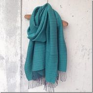 ito to iro 手染め・手織り仕上 シルクウール 網代斜紋 ストール【A】 ファッション小物 