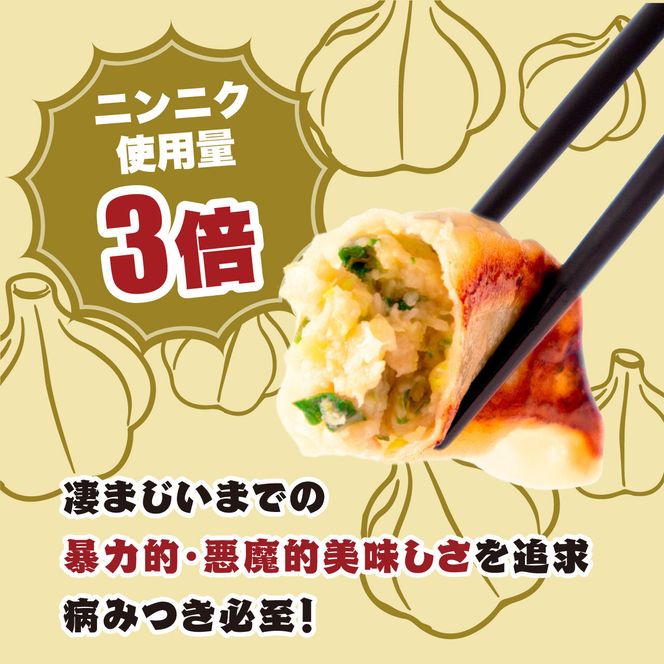 【大阪名物】大阪ふくちぁんスタミナ餃子 冷凍生餃子 288個 ［36個入×8セット］ 272183_AY13