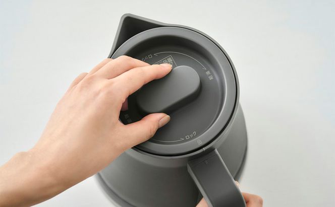 電気ケトルIBKT-800-Hウォームグレー アイリスオーヤマ 