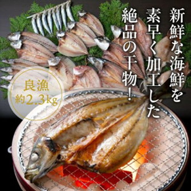 【父の日ギフト】良漁2.3kg!磯武さんの訳あり干物_2410R