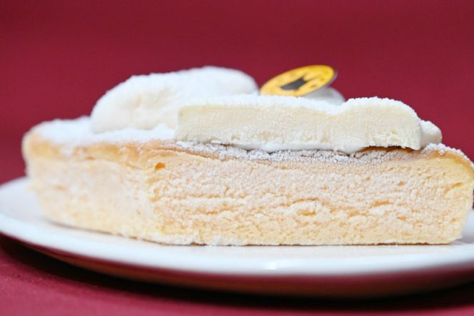 【2026年2月より順次発送】 AI183 スフレチーズケーキ 1個 [ チーズケーキ スフレケーキ チーズスフレ ふわふわ ケーキ 冷凍 スイーツ 焼き菓子 濃厚 パティスリーシャトン 長崎県 島原市 ]