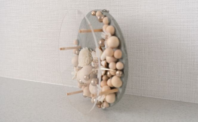 ウォールデコ/サークル(1) インテリア オリジナル 立体インテリア 壁 装飾 花 フラワー ウッド  おしゃれ ギフト プレゼント 岐阜県 海津市