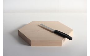 檜 六角形のまな板 カッティングボード キッチン雑貨