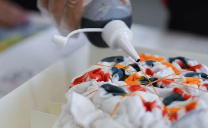 タイダイ染めオリジナルTシャツ作成キット　XLサイズ 5パターンから1つ選択可能　【自分探求、おひとり様キット】 ファッション 自宅 タイダイ染めキット 体験キット 思い出 おうち時間 