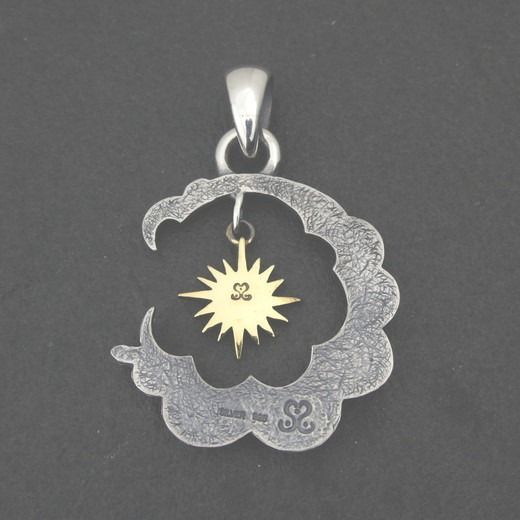 Moonlight pendant with sun
