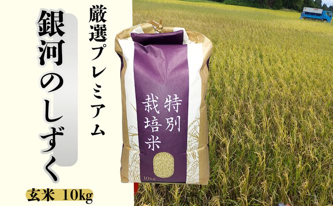 ＜令和8年産予約受付＞銀河のしずく 厳選プレミアム　玄米10kg 【2233】