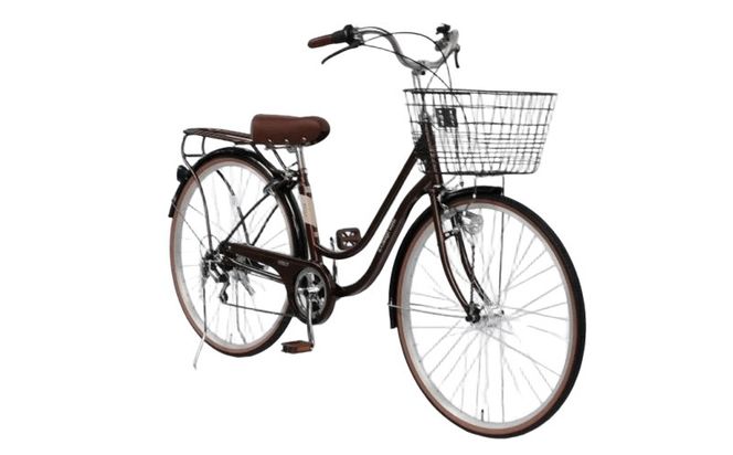 099X362-1 a.n.designworks/ STYLE KIX FAMILY276 ブラウン【27型 自転車 完成品 組み立て不要 アウトドア サイクリング じてんしゃ 通勤 通学 新生活】