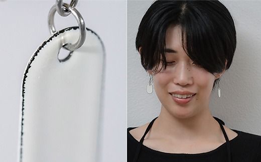 【Unomismo】琺瑯アクセサリー「U字ピアス」
