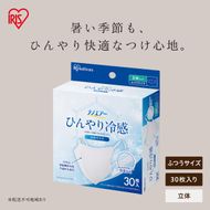 ナノエアー ひんやり冷感立体マスク 180枚（30枚入×6箱） ふつうサイズ KMW-RN30×6