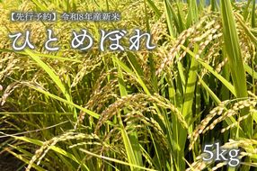 【先行予約】【令和8年産・新米】ひとめぼれ5kg　磐梯町の名水で育ったひとめぼれ　10月上旬発送　会津産　磐梯町産　福島県産　精米
