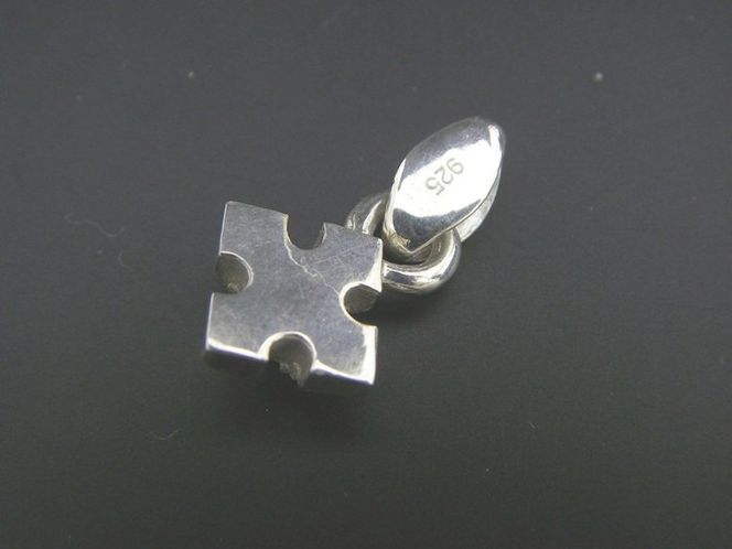 Pyramid cross pendant