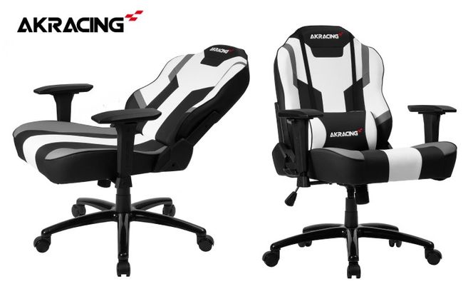 099H4788 AKRacing MJ Grey エーケーレーシング ゲーミングチェア ローバックチェア（ランバーサポート付き）