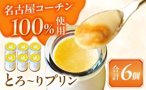 ＼大人気／ とろ〜り 名古屋コーチンプリン 6個入り スイーツ プリン 洋菓子 愛西市 / スイーツカフェハル[AEDP004]