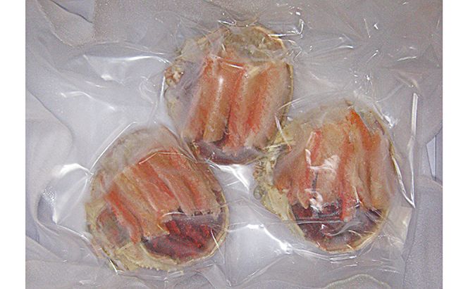 新物 セコガニ コッペがに ほぐし身（特特大サイズ）3個セット 甲羅盛り〈お申込み～2026年7月中旬発送〉 蟹 カニ かに 松葉蟹 松葉ガニ ズワイガニ ボイル