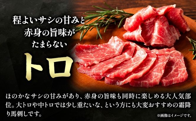 馬肉 ふじ 馬刺し 霜降り馬刺し 3種 約 240g 道の駅竜北《60日以内に出荷予定(土日祝除く)》 熊本県 氷川町 肉 馬肉 トロ 中トロ 大トロ ふじ馬刺し セット 食べ比べ---sh_fyesf3syu_24_60d_31500_240g---