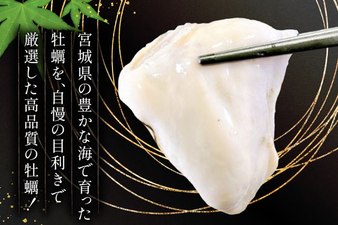 【期間限定発送】 宮城県産 むき牡蠣 生食用 500g×2p 計1kg [及新 宮城県 南三陸町 30aw0005] かき カキ 牡蠣 生牡蠣 貝 魚介類 剥き身 むき身 殻なし 冷蔵 新鮮 なべ カキフライ 牡蠣ご飯 濃厚