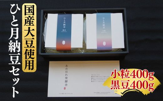 あめはれ発酵舎 ひと月納豆セット【002257】