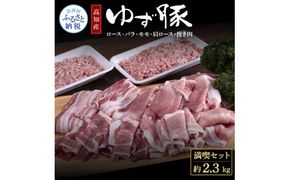 【CF-R7hbk】NIN003　なはりゆず豚満喫セット 2.3kg - 豚バラ ロース モモ 肩ロース 挽き肉 ひき肉 豚 豚肉 国産 詰め合わせ セット 冷凍 料理 おうちごはん 個包装 23000円 高知県産 高知