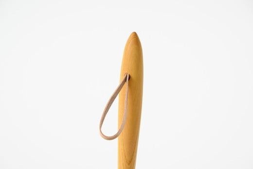 三芳町で採れたケヤキの木を削り出してできた靴べら FAA-212