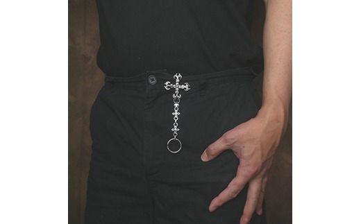 small vampire cross key chain