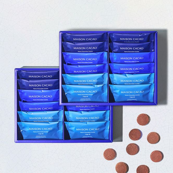 【ふるさと納税】MAISON CACAO メゾンカカオ 生チョコクッキー 3種24袋セット（各8袋）TERROIR 個包装 チョコレート菓子 神奈川県茅ヶ崎市