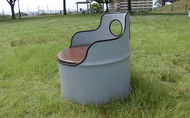 ドラム缶リメイク品　丸イス インテリア おしゃれ 雑貨 家具 手作り あじわい タイリッシュ リビング 店舗 お店 