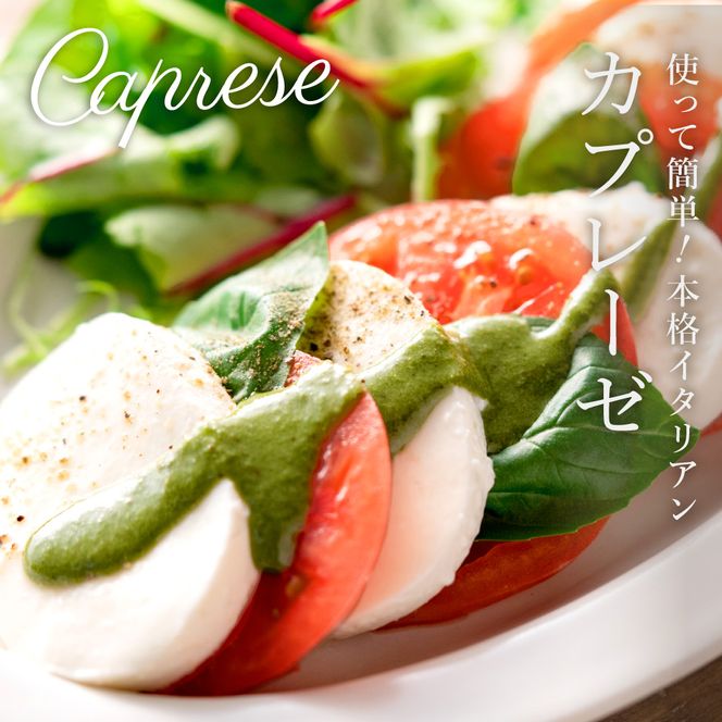 バジルソース 100ml　003HS02N.／ バジルペースト フレッシュ バジル 調味料 国産 スパイス ハーブ 料理 簡単 パスタ ピザ サラダ エキストラバージン オリーブオイル 