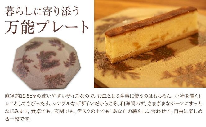 【CF】佐那河内の森のプレート 1枚 または 2枚 皿 食器 プレート 手作り 暁陶芸工房《30日以内に出荷予定(土日祝除く)》 自然 キッチン用品 日用品 オリジナル 雑貨 徳島県 佐那河内村---sanagouchi_akb_6_1k---