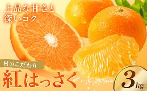 八朔 紅八朔 村のこだわり 紅はっさく 約3kg 山口允張《1月中旬-2月中旬頃出荷》 徳島県 佐那河内村 送料無料 柑橘類 柑橘 果物 フルーツ はっさく べにはっさく お取り寄せフルーツ【配送不可地域あり】※離島不可---sanagouchi_ymh_2_3kg---