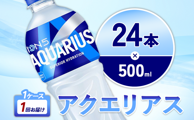 アクエリアス 500ml PET × 24本 1ケース AQUARIUS スポーツドリンク