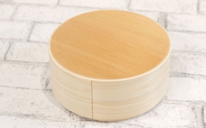 099H3582 曲げわっぱ弁当箱 丸型 大 780cc