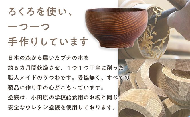 めいぼく椀テッラ中ブナ　【お椀 グッドデザイン賞受賞 食器 木 雑貨 汁椀  プレゼント おしゃれ スープボウル 日本製 神奈川県小田原市】 142069_AR042