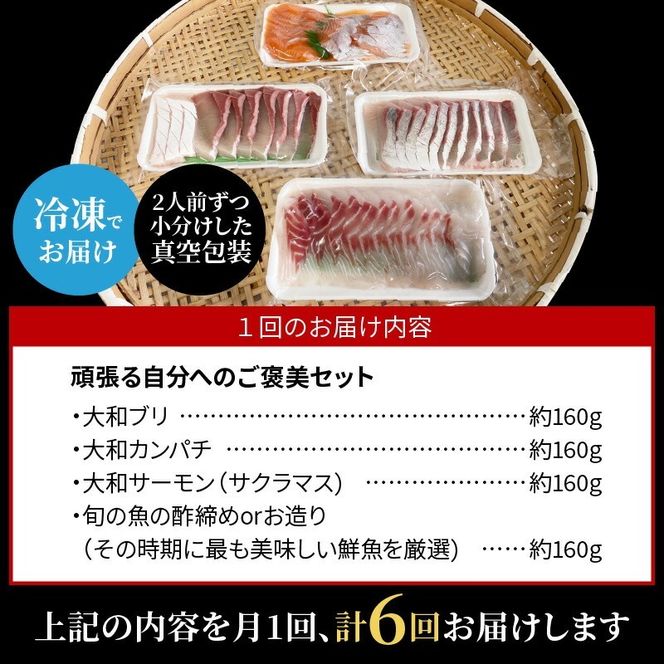 【6ヶ月定期便】頑張る自分へのご褒美セット N072-YG0231