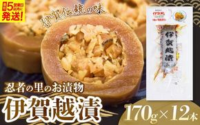 忍者の里のお漬物 伊賀越漬 中袋（170g）×12本入 【igge0013】