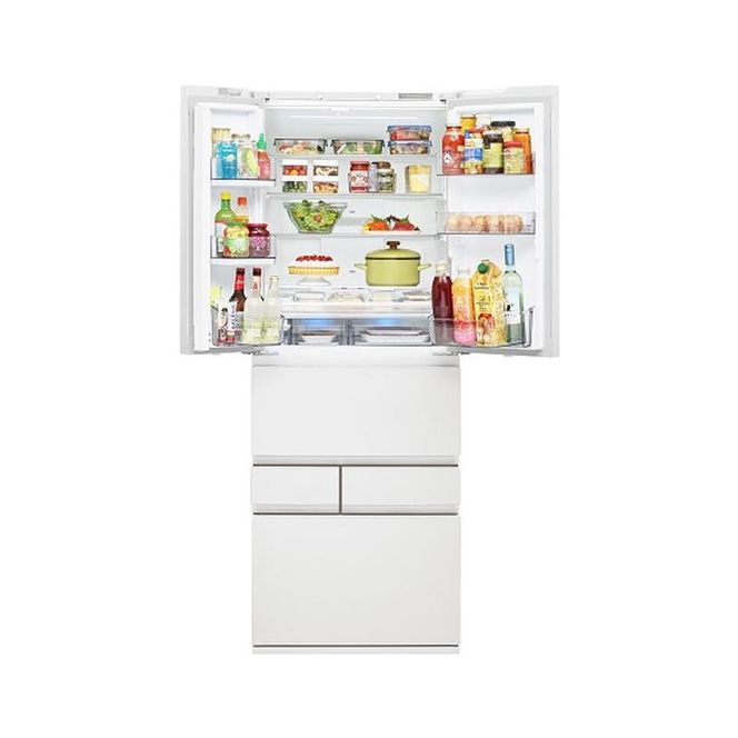 東芝 冷蔵庫【標準設置費込み】 543L 6ドア 両開き 冷凍冷蔵庫 GR-A540XFS(TW) 【kw0240-0558-1】