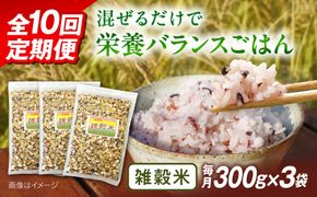 全10回 定期便 （月1回） 雑穀米 健康ごはん の お米 セット 二丈赤米産直センター [ABB021] 雑穀 国産 米 黒米 赤米 栄養満点 もち もち黒米 古代米 定期便