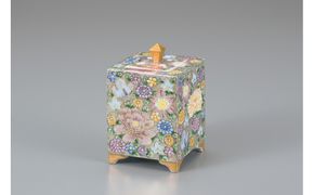 4号香炉　花詰　大志窯 民芸品 工芸品 雑貨 日用品 インテリア 香り 小物 172111_CY3097
