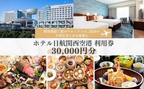 099V042 ホテル日航関西空港 利用券（30,000円分）【旅行 宿泊 出張 前泊 後泊 ファミリー 空港ターミナルビル 徒歩直結】