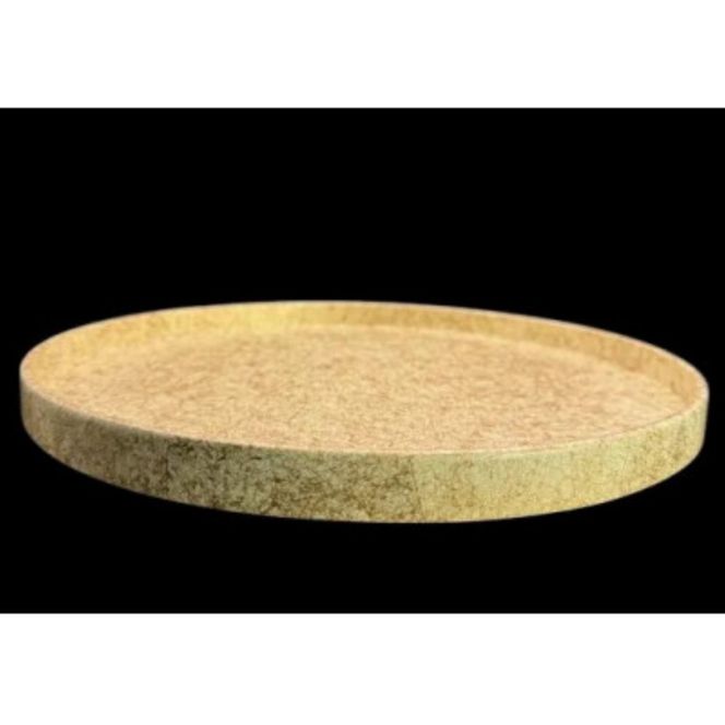 木製 丸トレイ 乱糸（マット仕上げ）漆白［NF67］ 303446_CU90034VC03