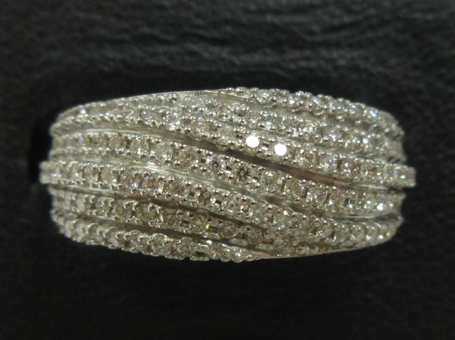 Pt950 0.50ct デザインパヴェリング SWCB005-pt