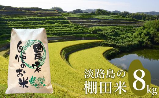 淡路島の棚田米 ８kg　精米 白米