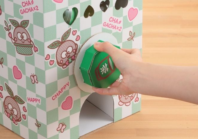 茶ッピー茶歌舞伎（ちゃかぶき）ガチャBOX＜維孝館中学校とコラボ開発＞ 飲料類 お茶 ガチャガチャ 深蒸し茶 玄米茶 ほうじ茶 深蒸し茎茶 玉露 カプセル 