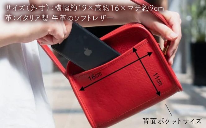 ラウンド ファスナー の ショルダー バッグ 《糸島》【LADIES&GENTLEMEN】 革製品 革鞄 カバン [ADK018] 柔らかくて使いやすい  休日を彩る可愛いショルダーバッグ