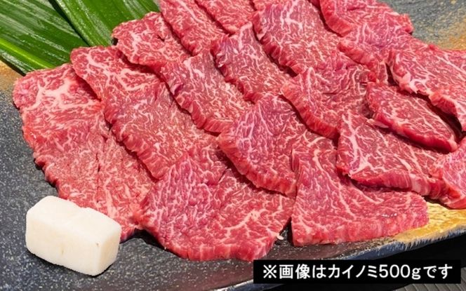 熊野牛 希少部位 カイノミ・ササミ 焼肉用 500g【mtf426A】