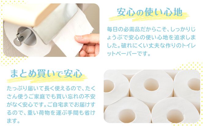 トイレットペーパーしろくま　シングル96ロール　●　仙台市 トイレットペーパー シングル96ロール 長持ち ソフト 日用品 生活必需品 紙製品 国内製造 家庭用 業務用 お取り寄せ 通販 送料無料 ふるさと納税 041009_HN002