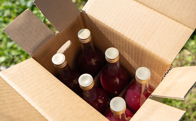 芽実農園のぶどうジュース(はちみつぶどう100％) 720ml×6本 青森県鶴田町産はちみつぶどう使用 果汁飲料 野菜飲料 ブドウ 