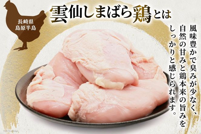 AI084 鶏肉 雲仙しまばら鶏 むね肉 300g 10袋 計3kg [ 小分け 鶏むね肉 若鶏 とりむね肉 とりむね 肉 チキン 真空パック 大光食品 長崎県 島原市 ]