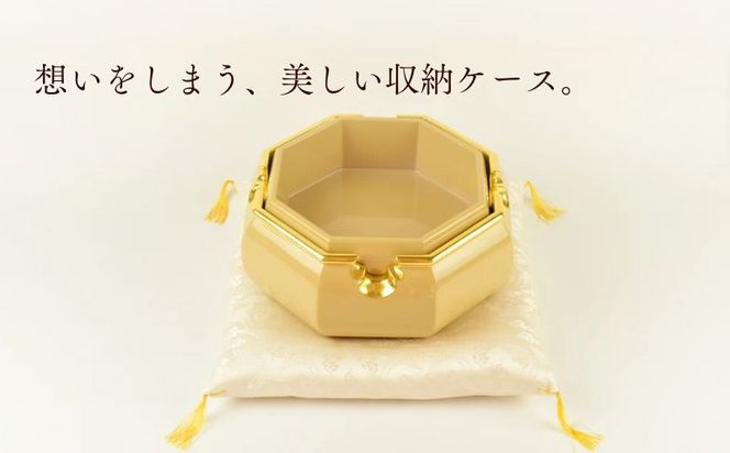 【佐藤木工】彩玉手箱 木曽漆 京組紐（白） BY012