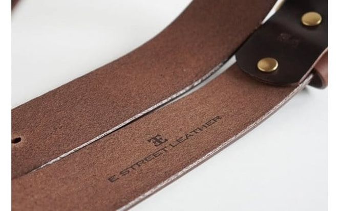 E STREET LEATHER ホーウィン・クロムエクセル 4cm幅 レザーベルト ブラウン 【star007-01】