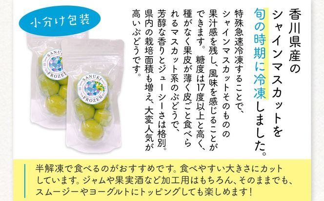 SANUKIFROZEN シャインマスカット 60g×8袋 372013_KF014